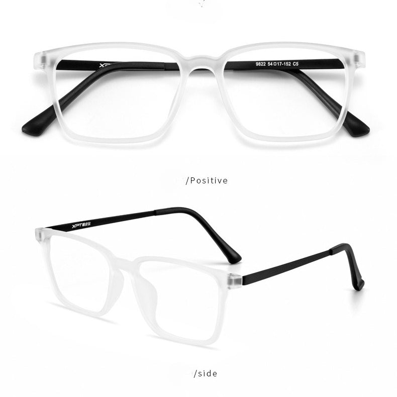 AUT029 Custom Prescription Titanium Reading Glasses with Blue Light Lenses - AUROOA