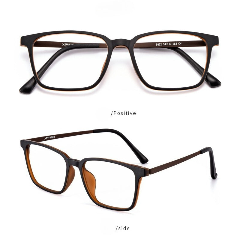 AUT029 Custom Prescription Titanium Reading Glasses with Blue Light Lenses - AUROOA