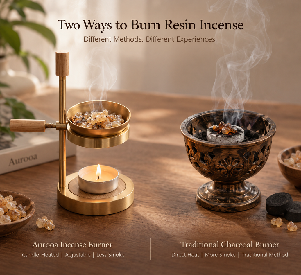 Charcoal vs. Charcoal-Free Incense Burners: What’s the Difference?