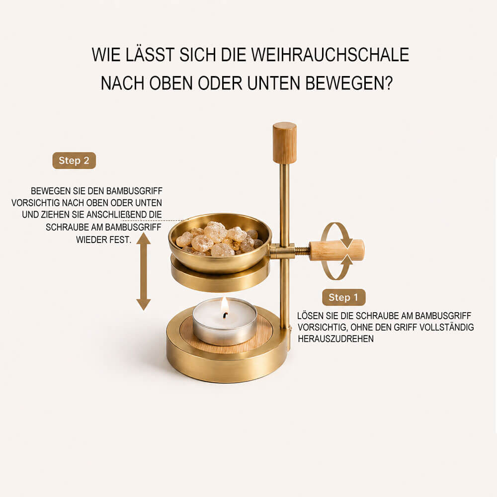 Aurooa Multifunctional Brass Incense Burner