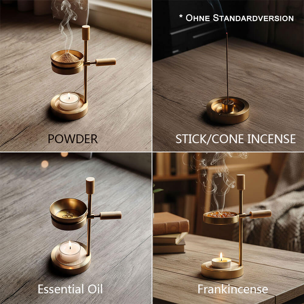 Aurooa Multifunctional Brass Incense Burner