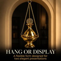 Hanging Cooper Charcoal Incense Burner