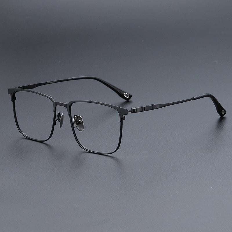 AUT006 Titanium Eyeglasses with Myopia Lenses.
