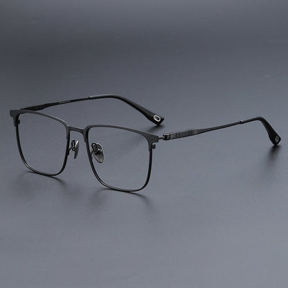 AUT006 Titanium Eyeglasses with Myopia Lenses.