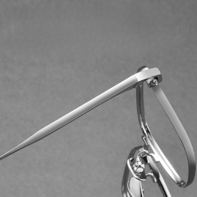 AUT001 Men's Pure Titanium Prescription Glasses for Myopia.