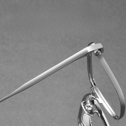 AUT001 Men's Pure Titanium Prescription Glasses for Myopia.