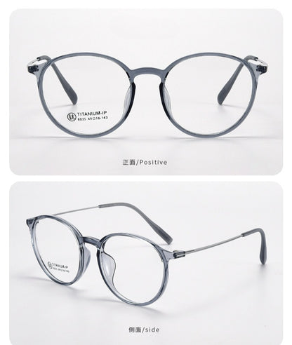 AU0016 TR Titanium Eyes Glasses with Prescription Myopia Lense