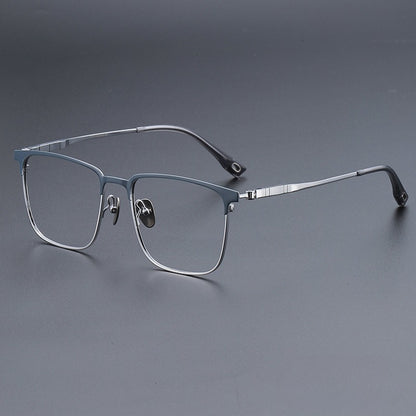 AUT006 Titanium Eyeglasses with Myopia Lenses.