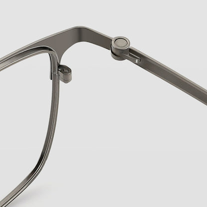 AUT013 Men's Titanium Frame Myopia Glasses with Lenses.