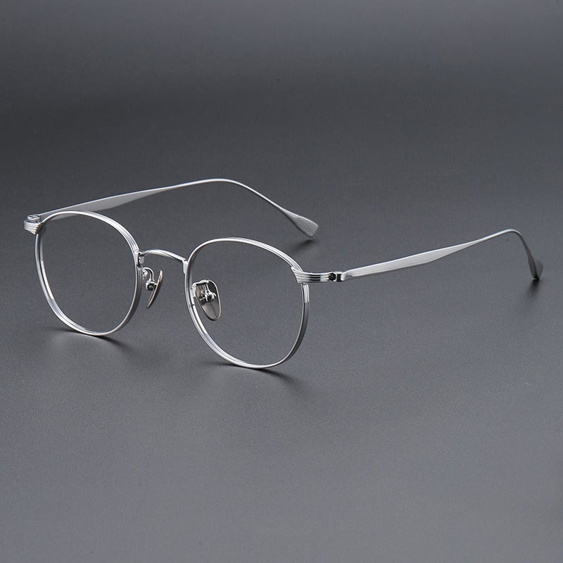 AUT004 Pure Titanium Men's Eyeglasses with Myopia Lenses.