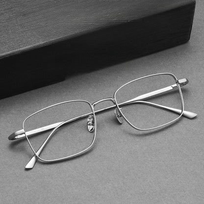 AUT001 Men's Pure Titanium Prescription Glasses for Myopia.