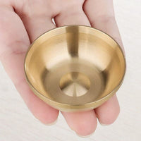 1pc Brass Incense Burner Bowl – Suitable for Solid, Liquid & Powder Incense