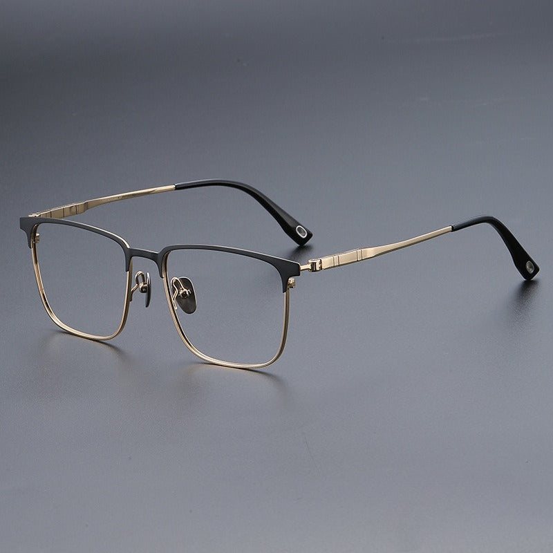 AUT006 Titanium Eyeglasses with Myopia Lenses.
