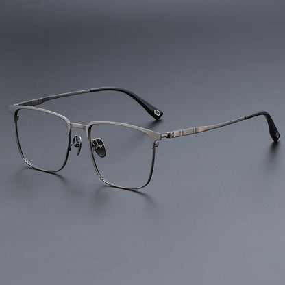 AUT006 Titanium Eyeglasses with Myopia Lenses.