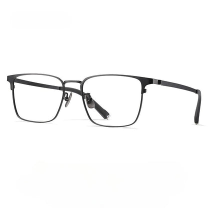 AUT013 Men's Titanium Frame Myopia Glasses with Lenses.