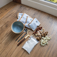 Premium Ceramic Frankincense & Myrrh Burner Set
