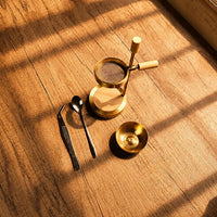 Royal Green Frankincense & Myrrh Brass Set - Gift set