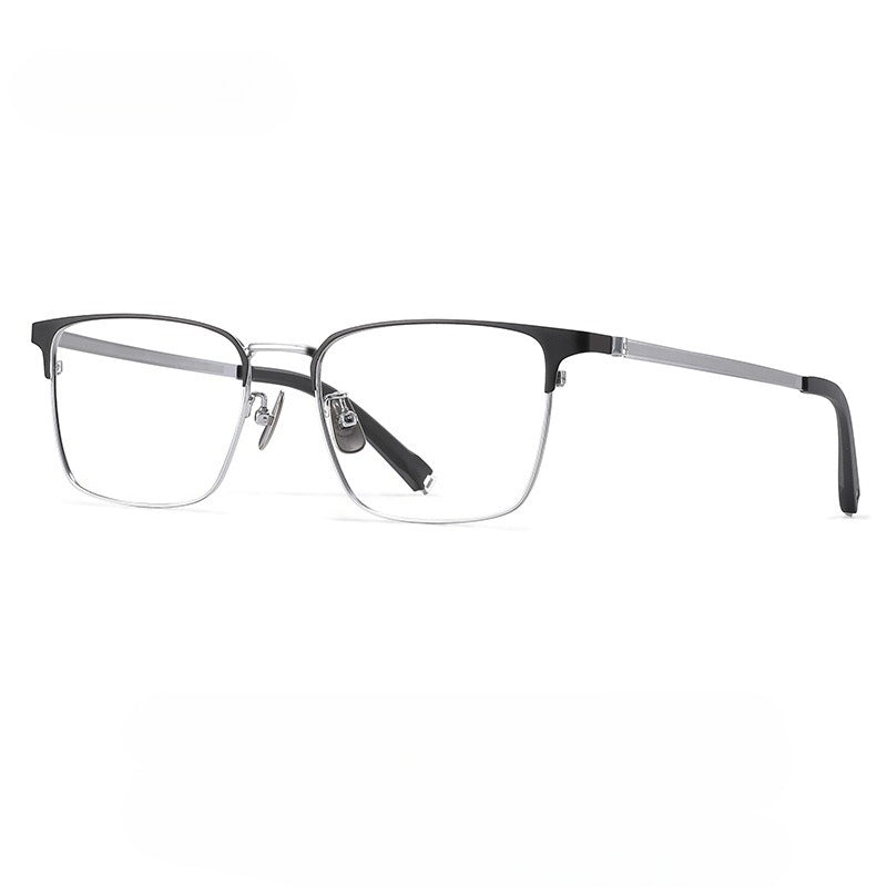 AUT013 Men's Titanium Frame Myopia Glasses with Lenses.