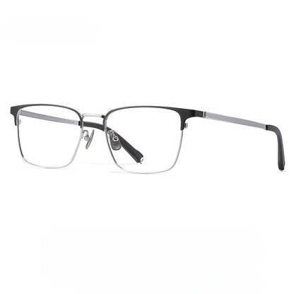 AUT013 Men's Titanium Frame Myopia Glasses with Lenses.