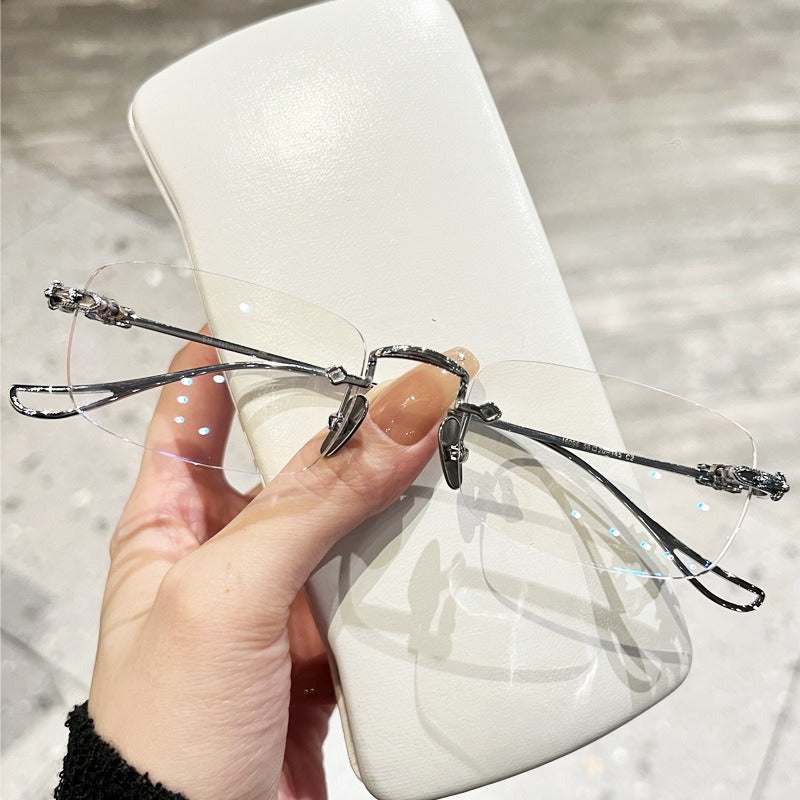 AOC001 Frameless prescription glasses with Myopia Lenses.