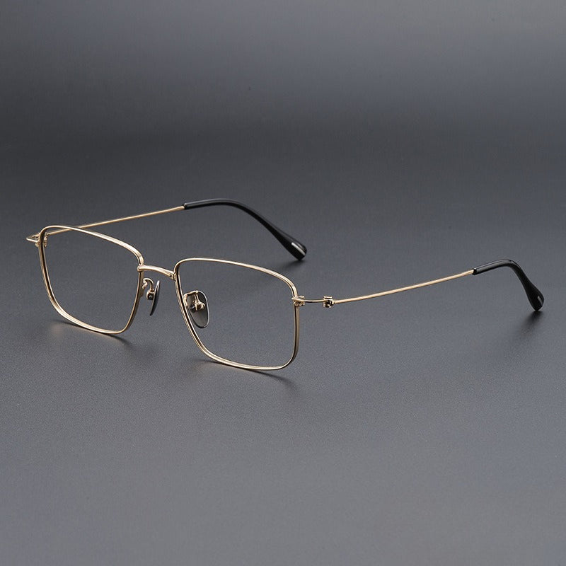 AUT003 Pure Titanium Men's Eyeglasses with Myopia Lenses.