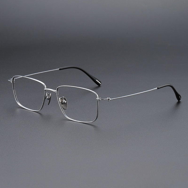 AUT003 Pure Titanium Men's Eyeglasses with Myopia Lenses.