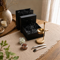 Royal Green Frankincense & Myrrh Brass Set - Gift set