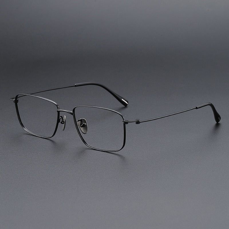 AUT003 Pure Titanium Men's Eyeglasses with Myopia Lenses.