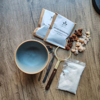 Ceramic Frankincense & Myrrh Burner Set