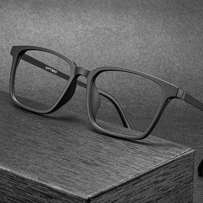 AUT029 Custom Prescription Titanium Reading Glasses with Blue Light Lenses - AUROOA