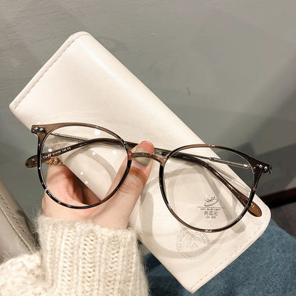 Korean-style women's myopia glasses