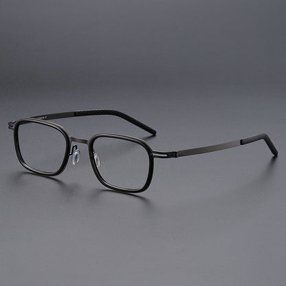 AUT011 Retro Acetate Full-Rim Glasses.