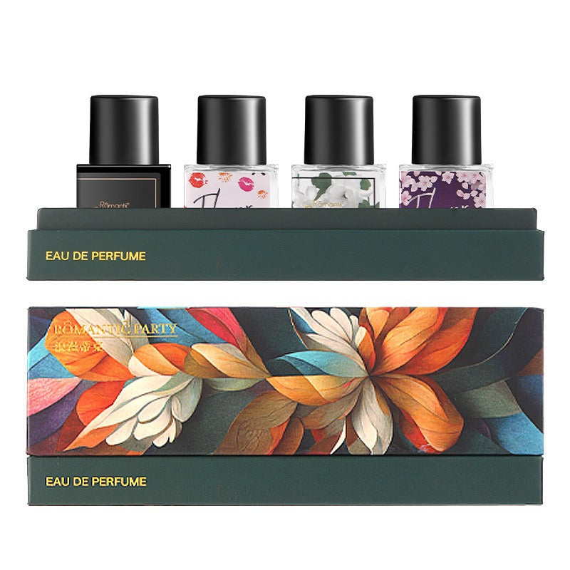 10ml*4 Floral and Fruity Fragrance Women's Perfume Gift Set