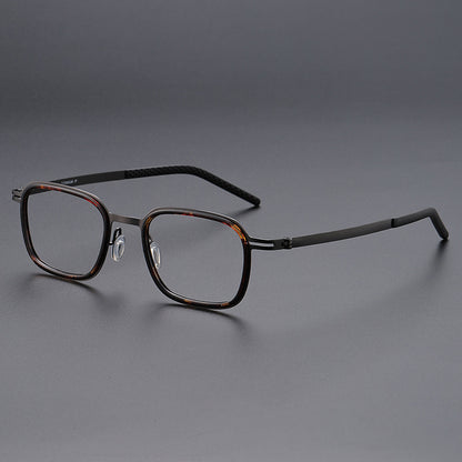 AUT011 Retro Acetate Full-Rim Glasses.