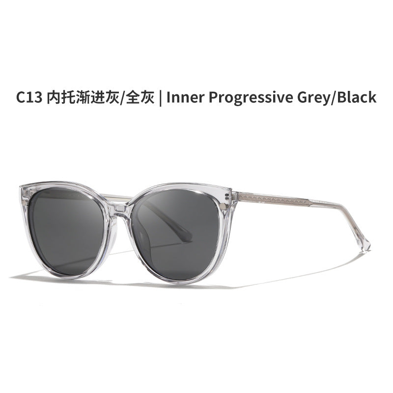 AU0011 Women's Combo Glasses – Polarized Sunglasses with Myopia Correction.