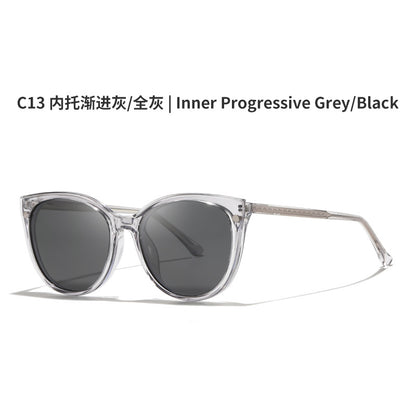AU0011 Women's Combo Glasses – Polarized Sunglasses with Myopia Correction.