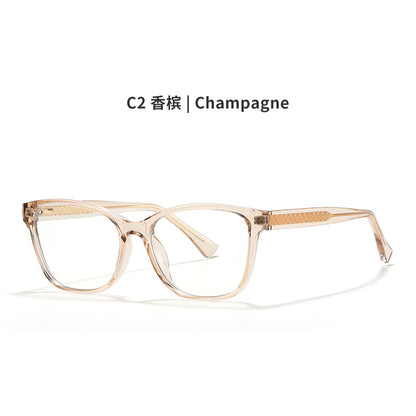 AU0010 Women's Prescription Eyeglasses – Complete Pair with Myopia Lenses.