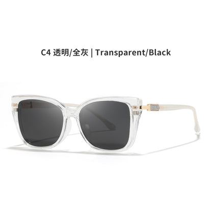 AU0012 2-in-1 Eyewear: Prescription Myopia Glasses + Polarized Sunglasses.