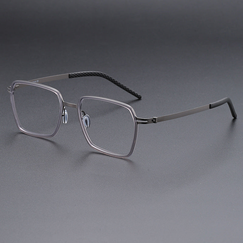 AUT007 Titanium Eyeglasses with Myopia Lenses.