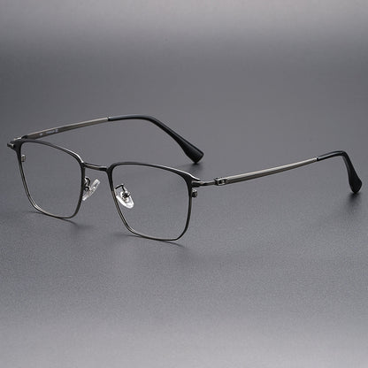 AUT010 Titanium Eyeglasses with Myopia Lenses.