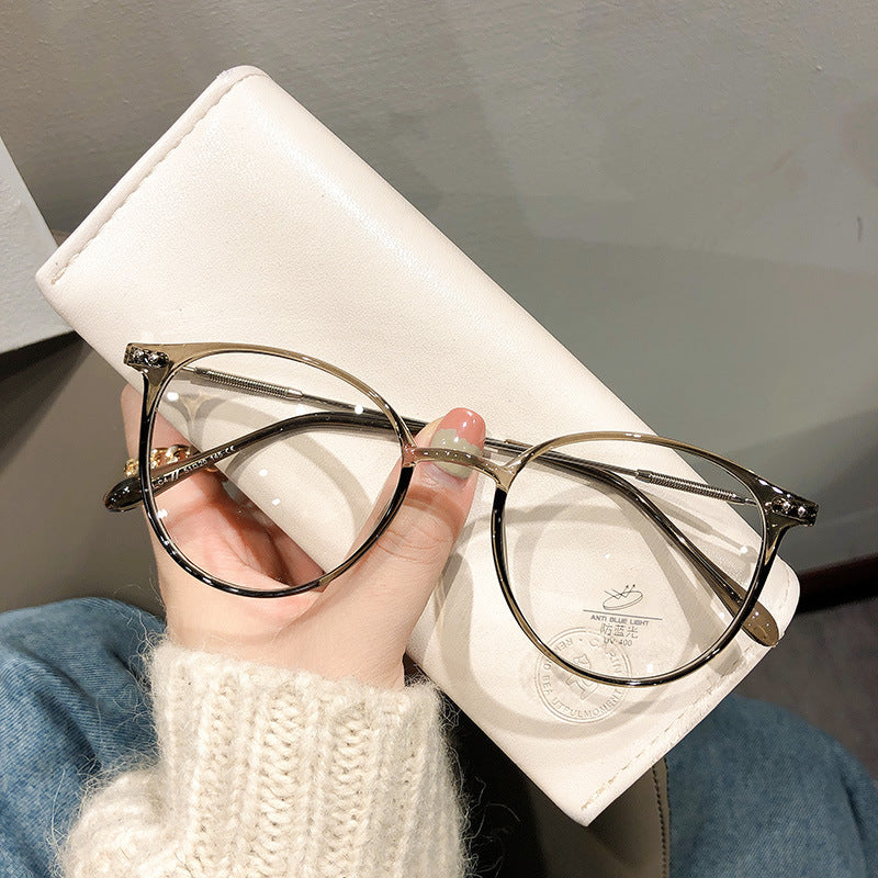 Korean-style women's myopia glasses