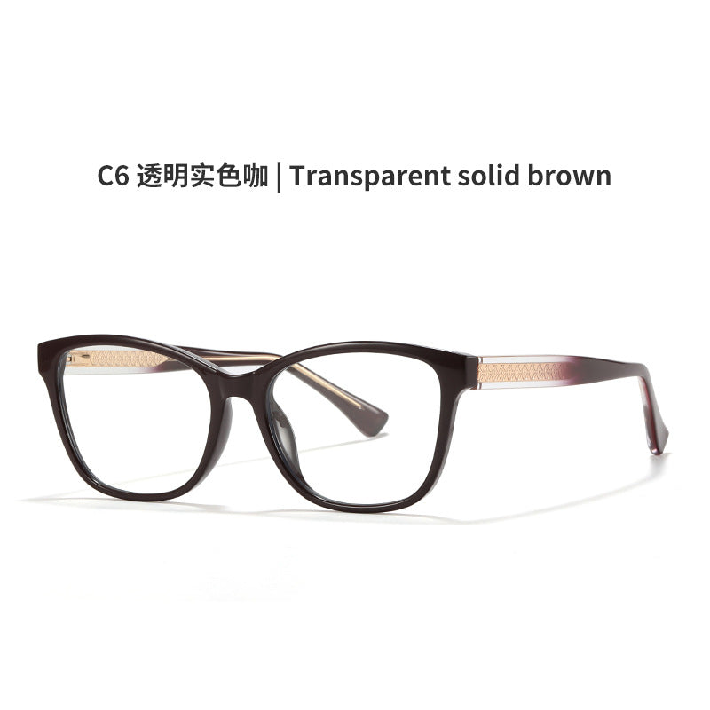 AU0010 Women's Prescription Eyeglasses – Complete Pair with Myopia Lenses.