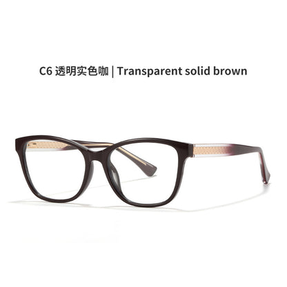 AU0010 Women's Prescription Eyeglasses – Complete Pair with Myopia Lenses.