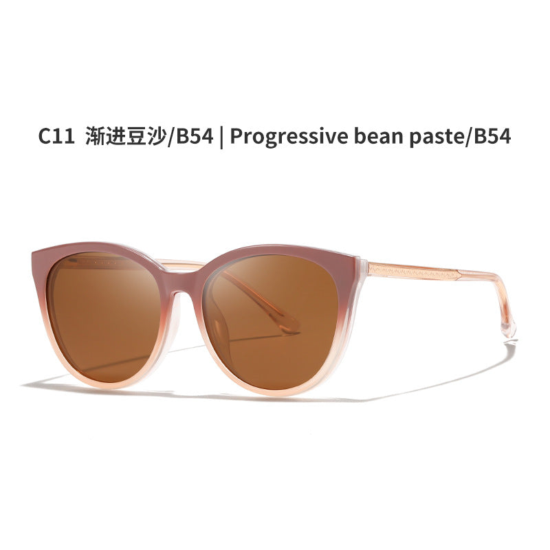AU0011 Women's Combo Glasses – Polarized Sunglasses with Myopia Correction.