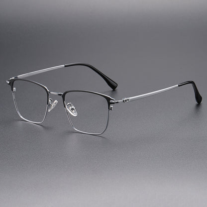 AUT010 Titanium Eyeglasses with Myopia Lenses.