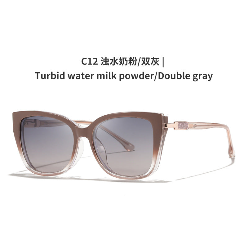 AU0011 Women's Combo Glasses – Polarized Sunglasses with Myopia Correction.