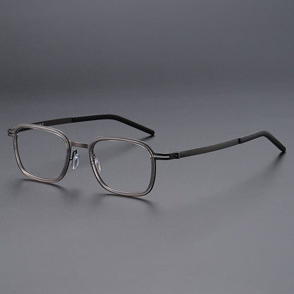AUT011 Retro Acetate Full-Rim Glasses.
