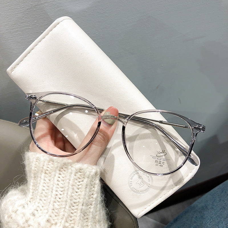 Korean-style women's myopia glasses