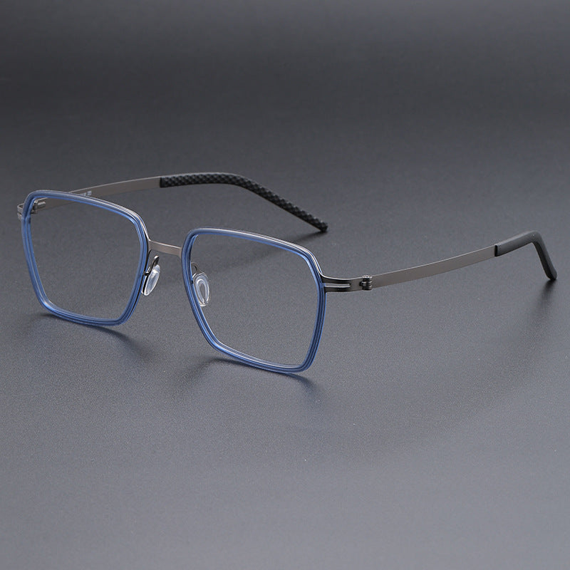 AUT007 Titanium Eyeglasses with Myopia Lenses.