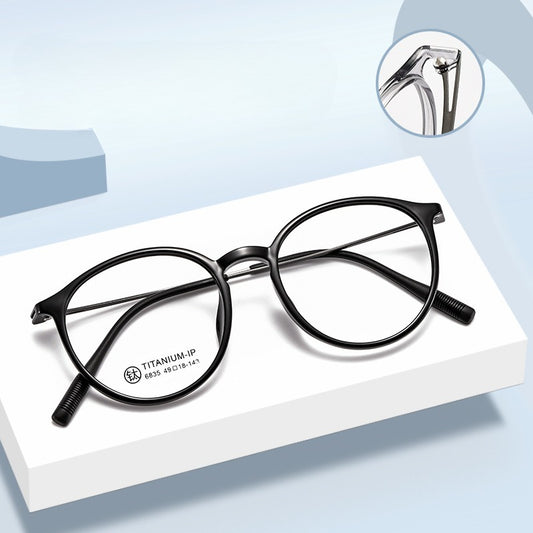 AU0016 Full-Rim Prescription Glasses for Women | Blue Light Blocking Progressive Eyewear | Large Rim Slimming Glasses - AUROOA